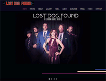 Tablet Screenshot of lostdogfound.com